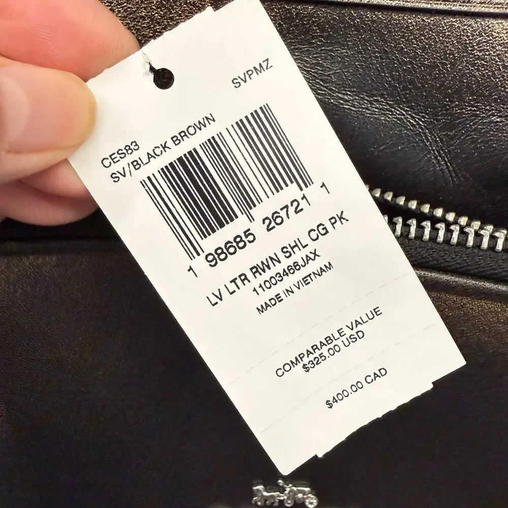 NEW‼️Coach Rowan Satchel Bag With Pockets In Loved Leather CES83